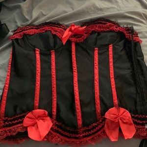 Sexy lace corset